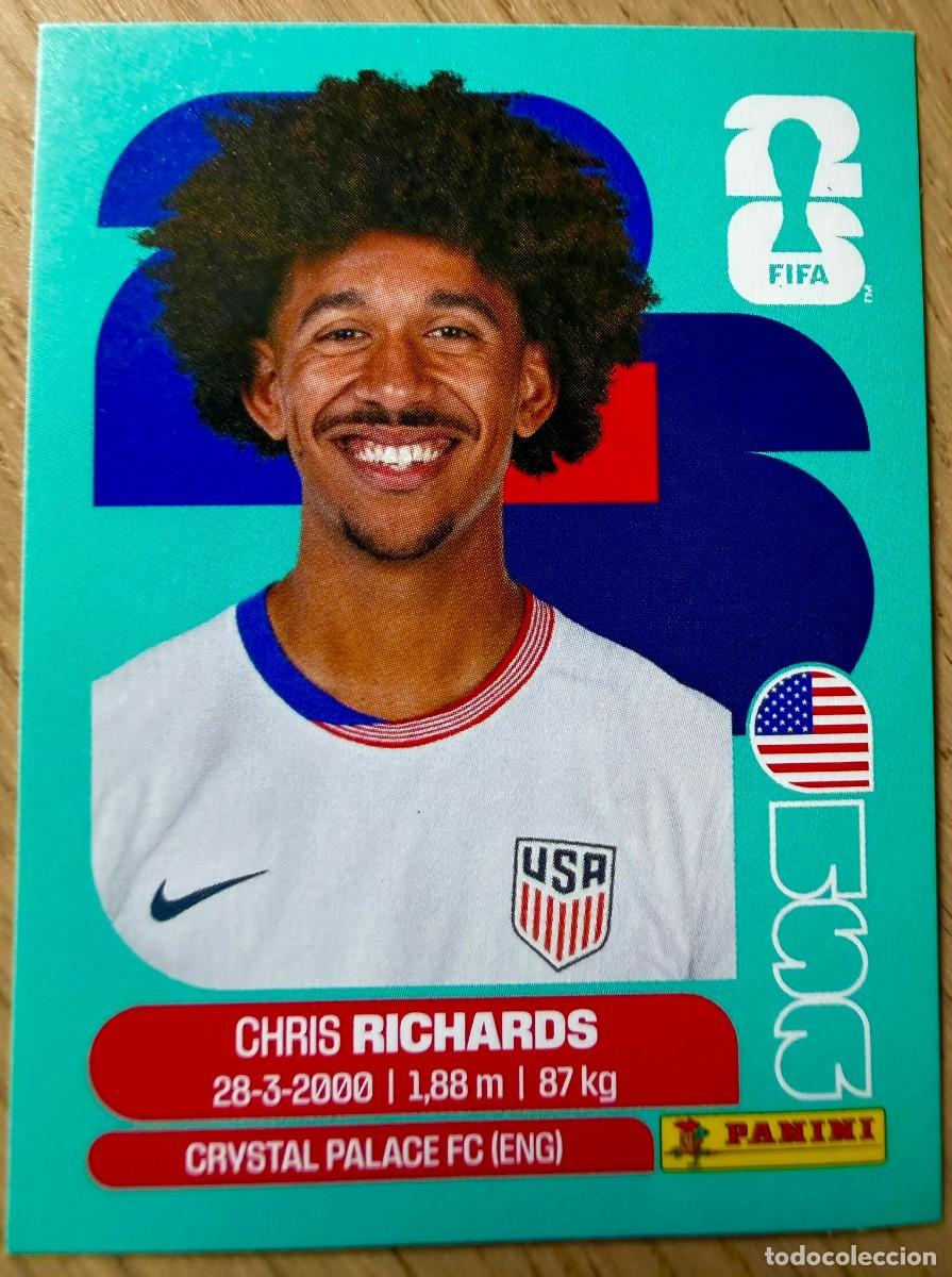 Cromos de Futebol: USA3 USA 3 RICHARDS ESTADOS UNIDOS MUNDIAL FIFA WORLD CUP 2026 26 STICKER CROMO PANINI SIN PEGAR