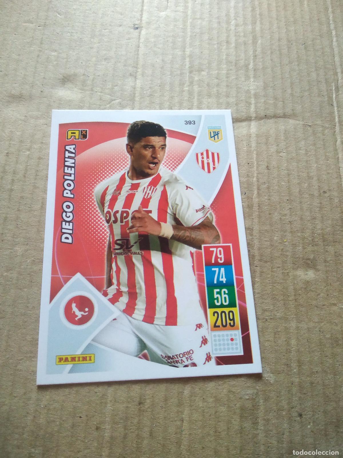 Cromos de F&uacute;tbol: 393 DIEGO POLENTA UNION CROMO FUTBOL ARGENTINO 21-22 PANINI LIGA ARGENTINA 2021-2022 ADRENALYN