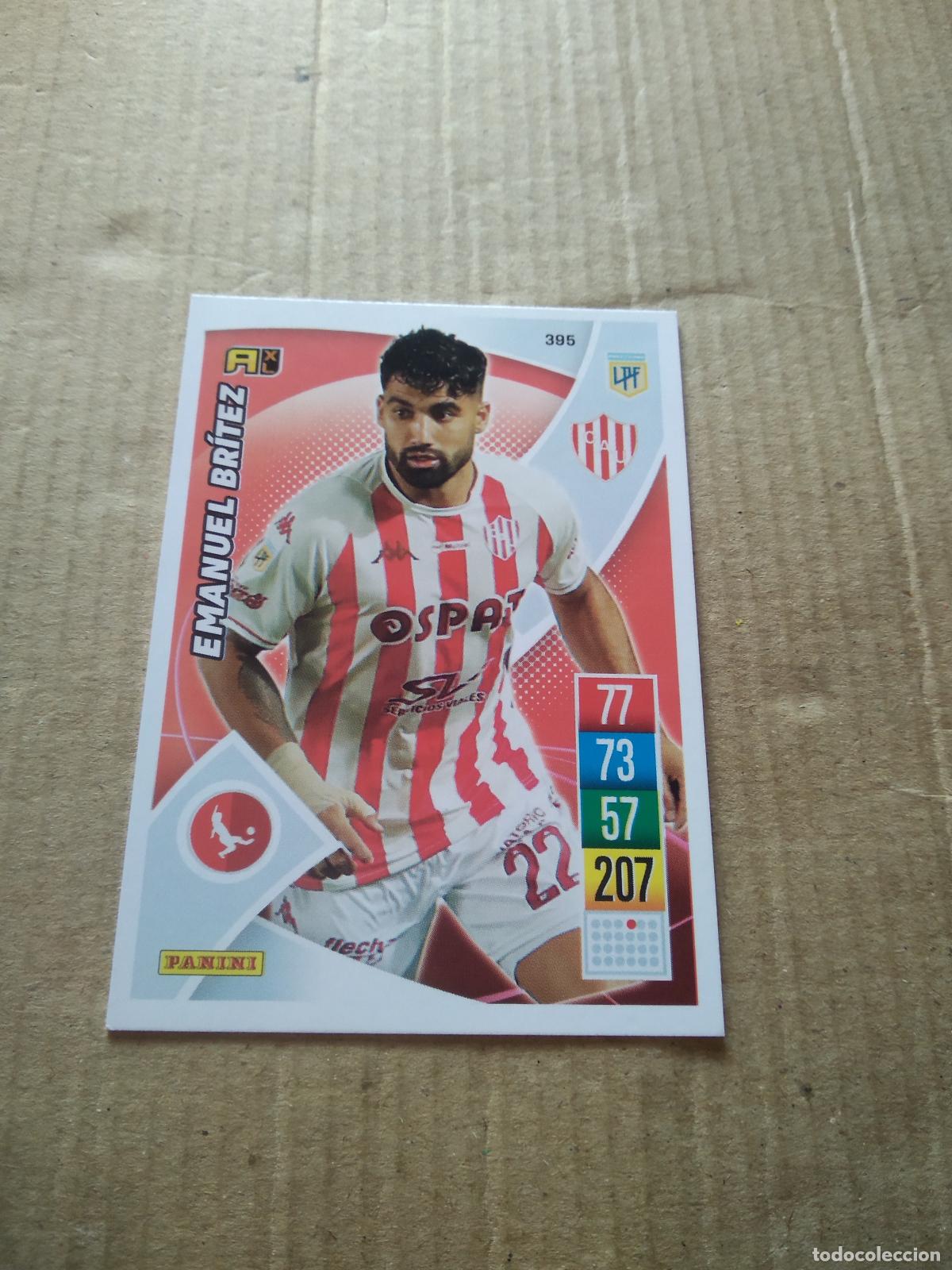 Cromos de F&uacute;tbol: 395 EMANUEL BRITEZ UNION CROMO FUTBOL ARGENTINO 21-22 PANINI LIGA ARGENTINA 2021-2022 ADRENALYN