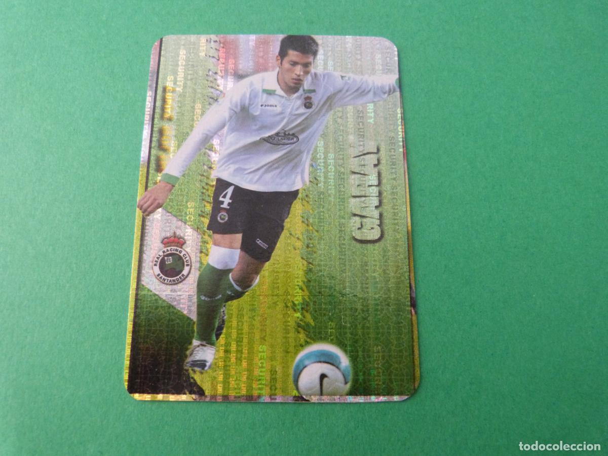 Football Stickers: TRADING CARD FUTBOL GARAY RACING DE SANTANDER SECURITY N&ordm; 270 FICHAS LIGA MUNDICROMO 2007-2008/07-08