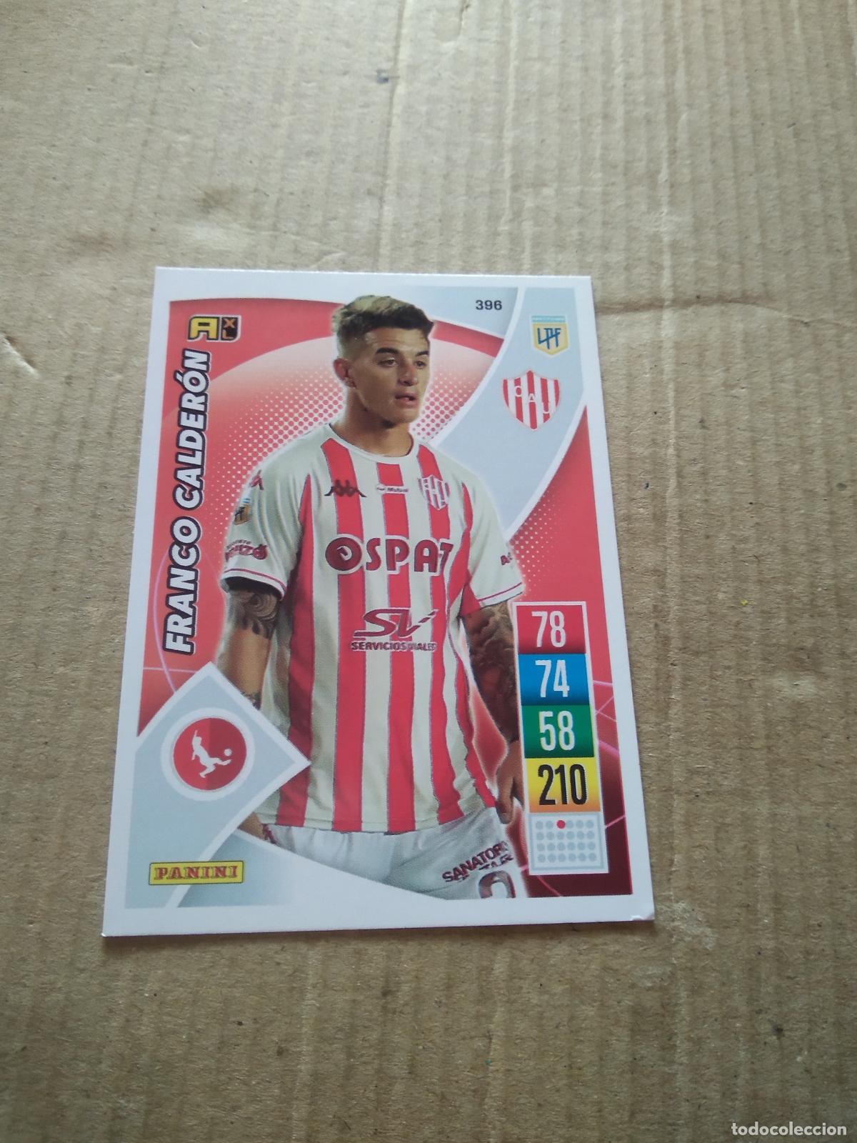 Football Stickers: 396 FRANCO CALDERON UNION CROMO FUTBOL ARGENTINO 21-22 PANINI LIGA ARGENTINA 2021-2022 ADRENALYN