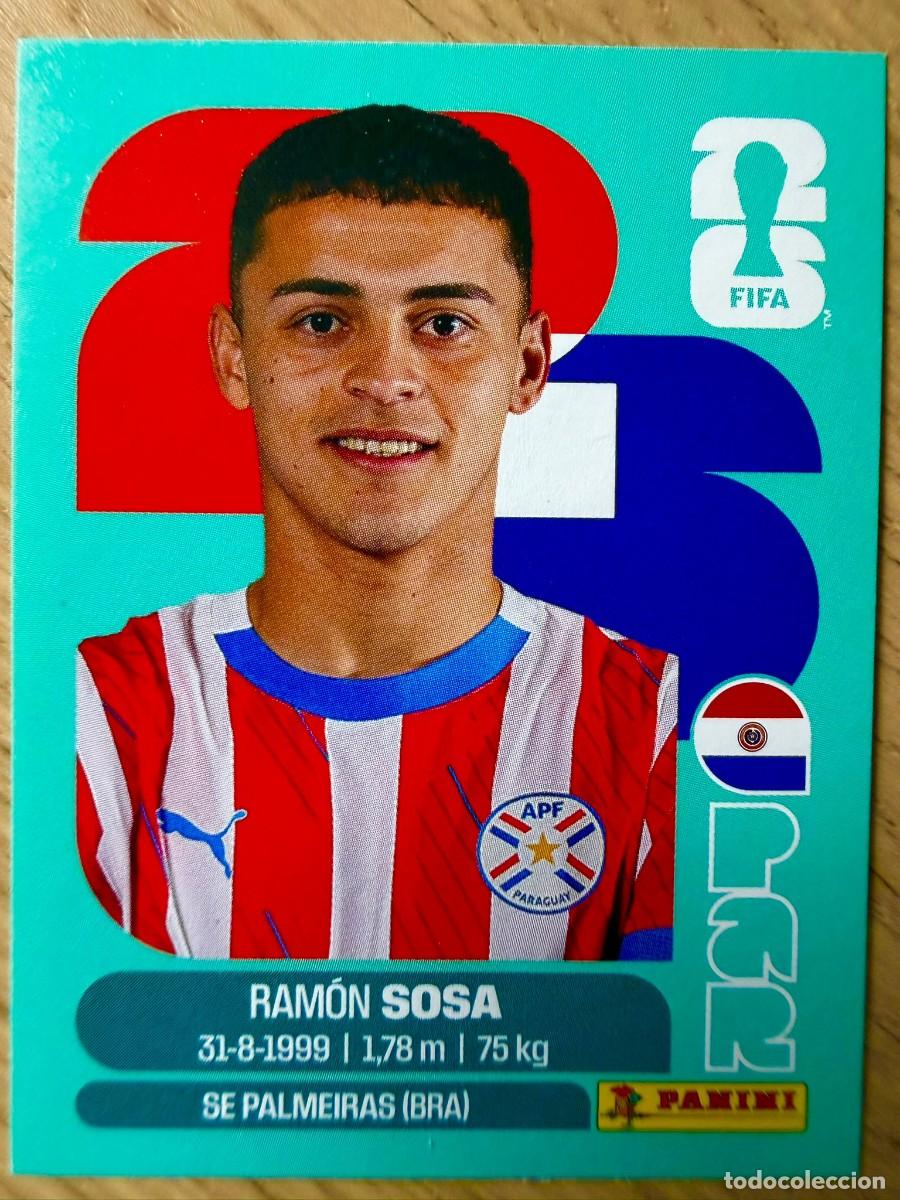 Football Stickers: PAR18 PAR 18 RAMON SOSA PARAGUAY MUNDIAL FIFA WORLD CUP 2026 26 STICKER CROMO PANINI SIN PEGAR