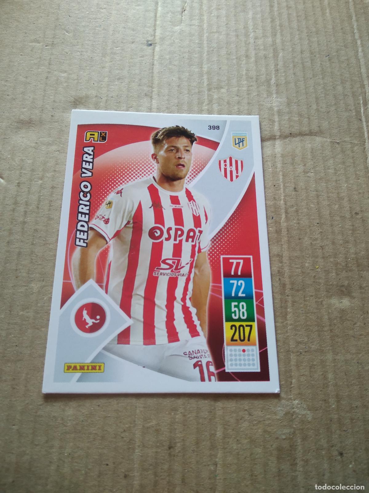 Football Stickers: 398 FEDERICO VERA UNION CROMO FUTBOL ARGENTINO 21-22 PANINI LIGA ARGENTINA 2021-2022 ADRENALYN