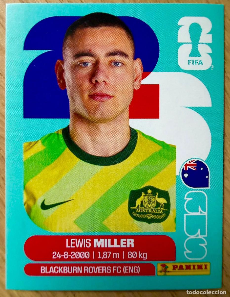 Football Stickers: AUS9 AUS 9 LEWIS MILLER AUSTRALIA MUNDIAL FIFA WORLD CUP 2026 26 STICKER CROMO PANINI SIN PEGAR
