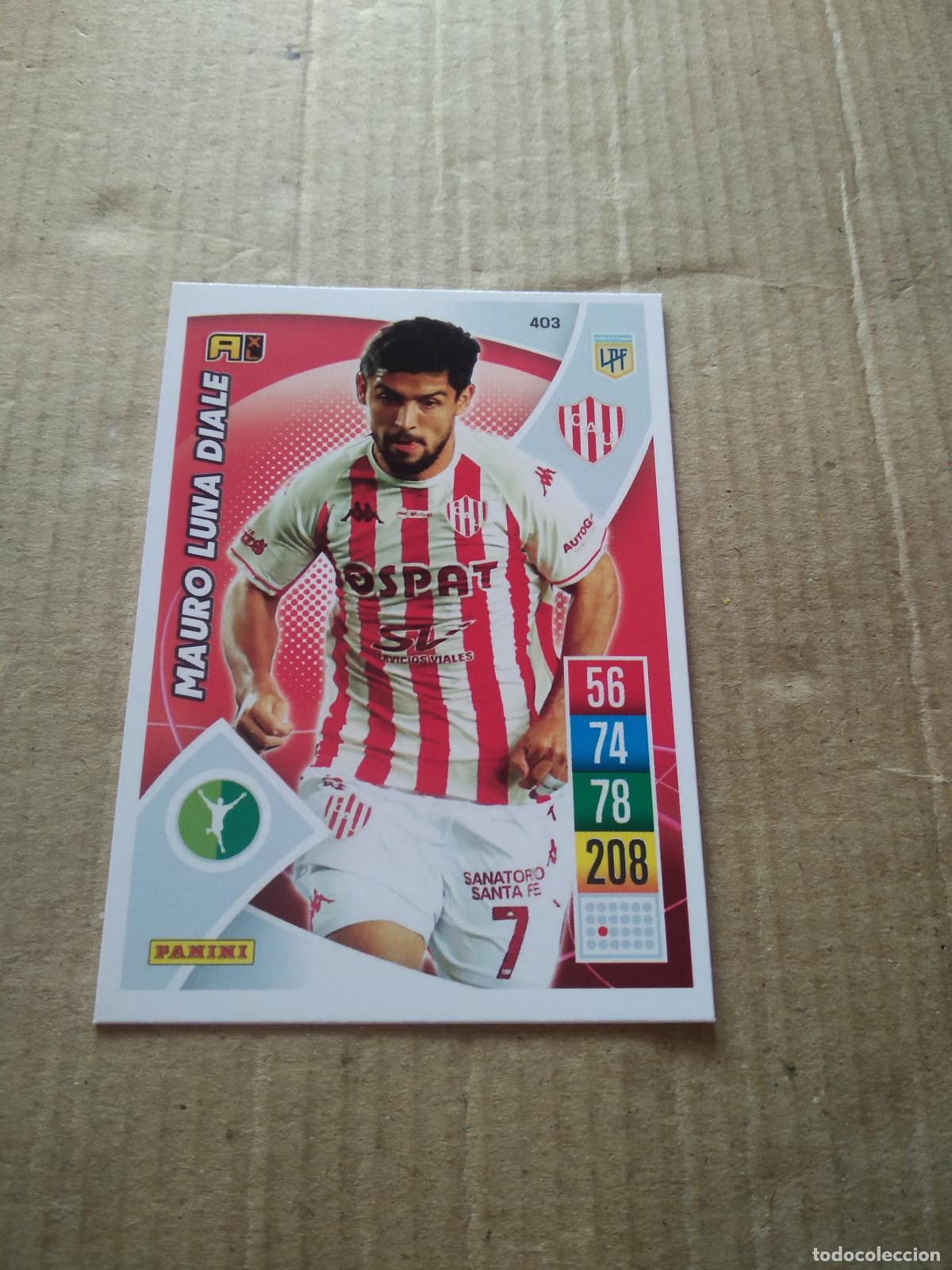 Football Stickers: 403 MAURO LUNA DIALE UNION CROMO FUTBOL ARGENTINO 21-22 PANINI LIGA ARGENTINA 2021-2022 ADRENALYN