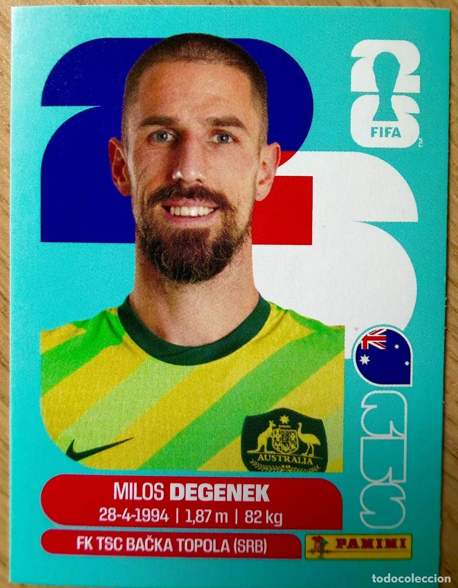 Football Stickers: AUS10 AUS 10 DEGENEK AUSTRALIA MUNDIAL FIFA WORLD CUP 2026 26 STICKER CROMO PANINI SIN PEGAR