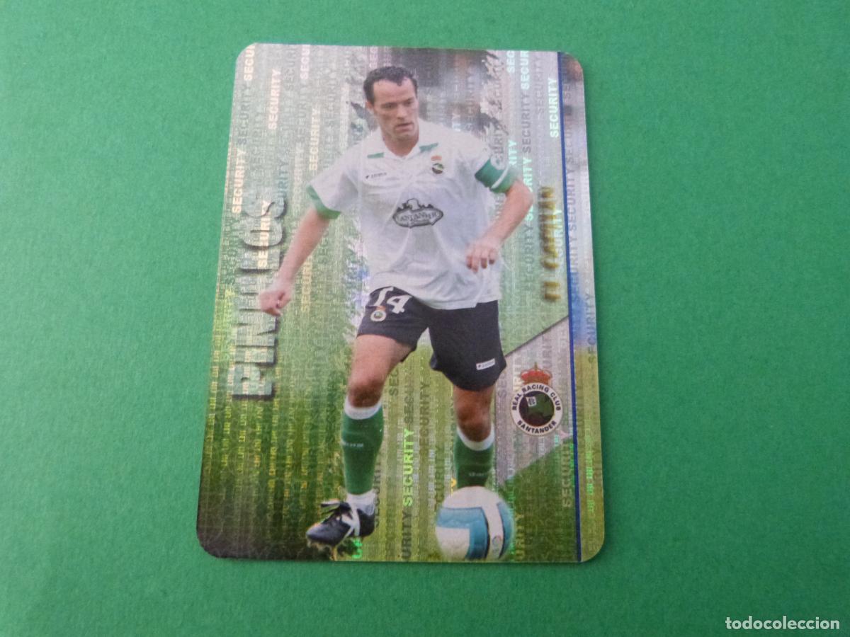 Cromos de F&uacute;tbol: TRADING CARD FUTBOL PINILLOS RACING DE SANTANDER SECURITY 268 FICHAS LIGA MUNDICROMO 2007-2008/07-08