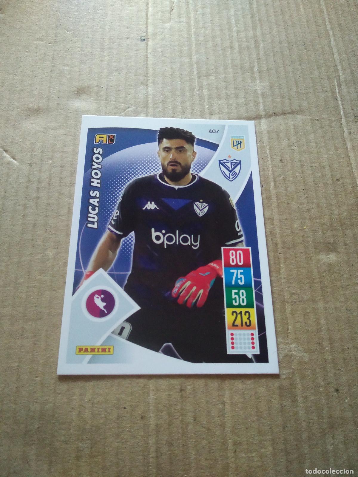 Cromos de F&uacute;tbol: 407 LUCAS HOYOS VELEZ CROMO FUTBOL ARGENTINO 21-22 PANINI LIGA ARGENTINA 2021-2022 ADRENALYN
