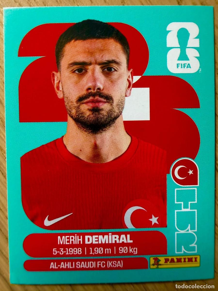 Football Stickers: TUR7 TUR 7 DEMIRAL TURQUIA MUNDIAL FIFA WORLD CUP 2026 26 STICKER CROMO PANINI SIN PEGAR