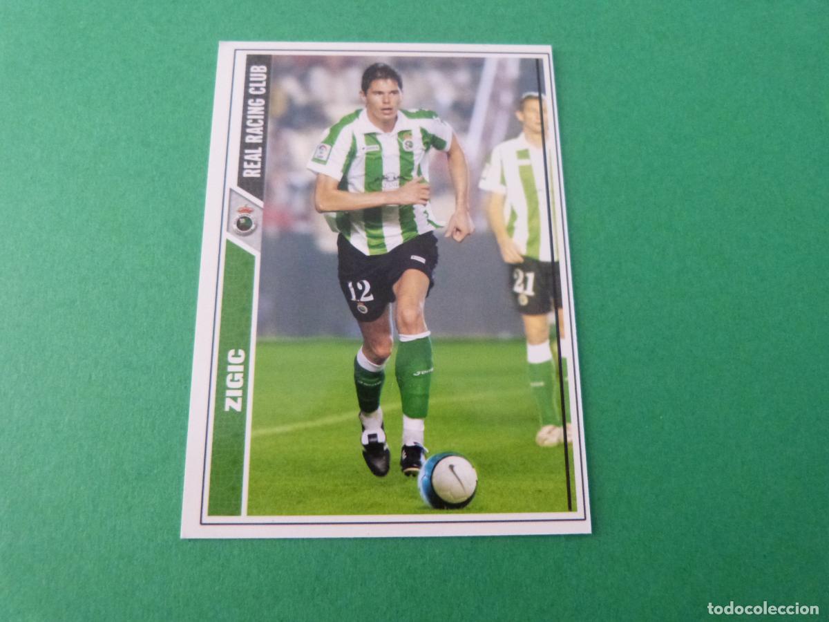 Football Stickers: TRADING CARD FUTBOL ZIGIC RACING DE SANTANDER BAJA N&ordm; 267 FICHAS LIGA MUNDICROMO 2007-2008/07-08