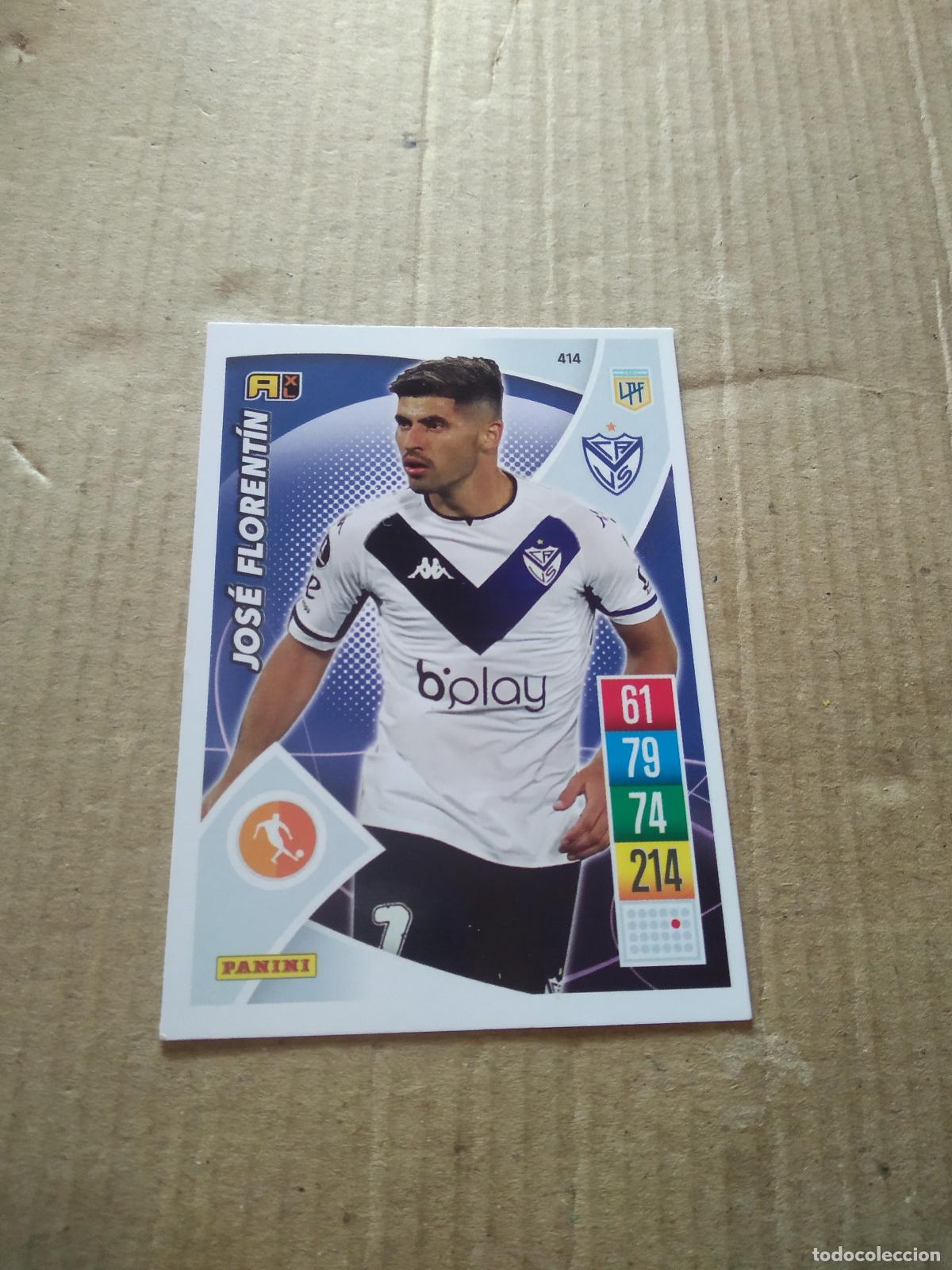 Football Stickers: 414 JOSE FLORENTIN VELEZ CROMO FUTBOL ARGENTINO 21-22 PANINI LIGA ARGENTINA 2021-2022 ADRENALYN