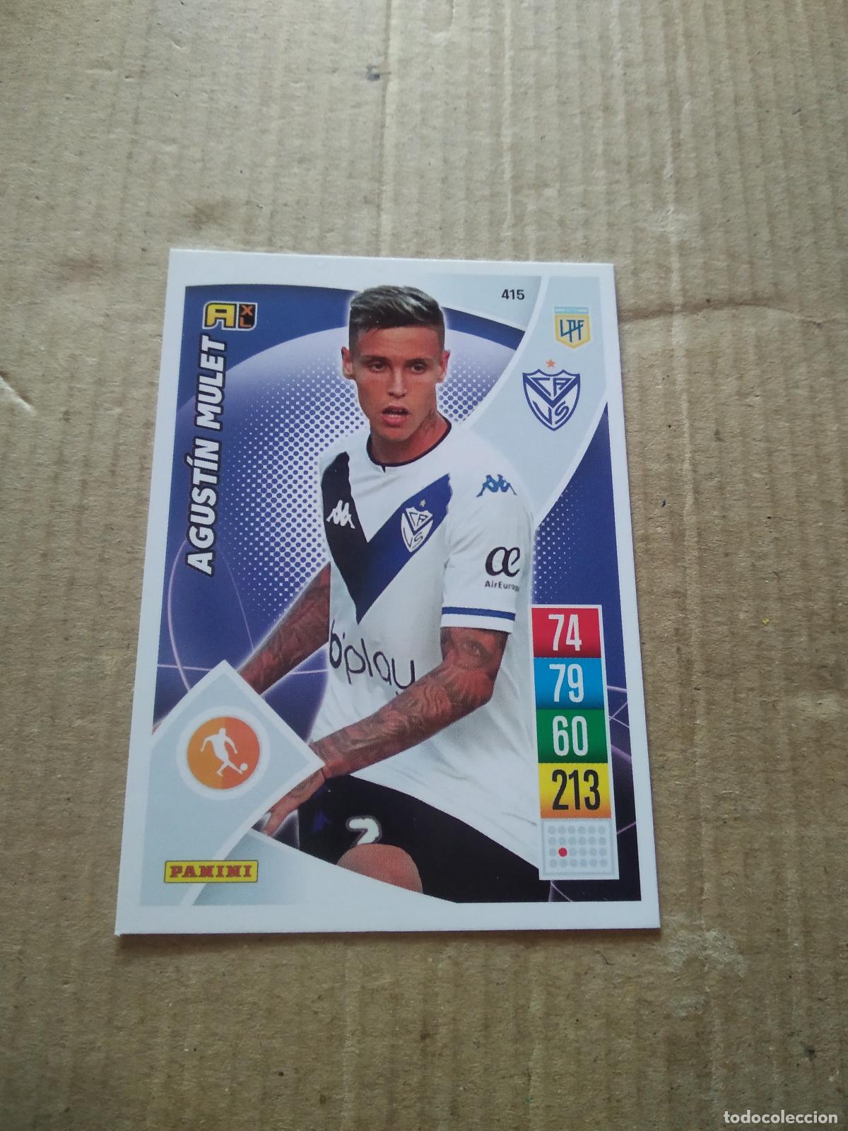 Football Stickers: 415 AGUSTIN MULET VELEZ CROMO FUTBOL ARGENTINO 21-22 PANINI LIGA ARGENTINA 2021-2022 ADRENALYN