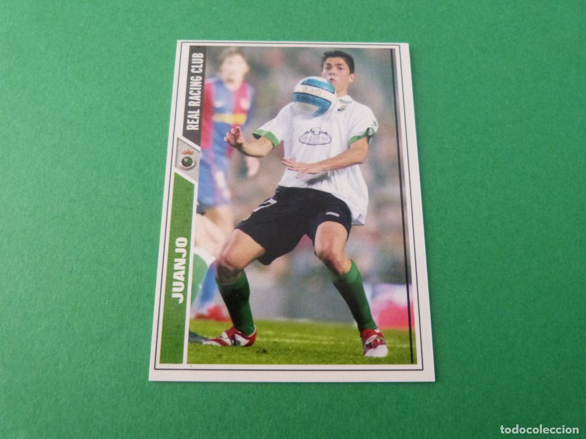 Football Stickers: TRADING CARD FUTBOL JUANJO RACING DE SANTANDER BAJA N&ordm; 266 FICHAS LIGA MUNDICROMO 2007-2008/07-08