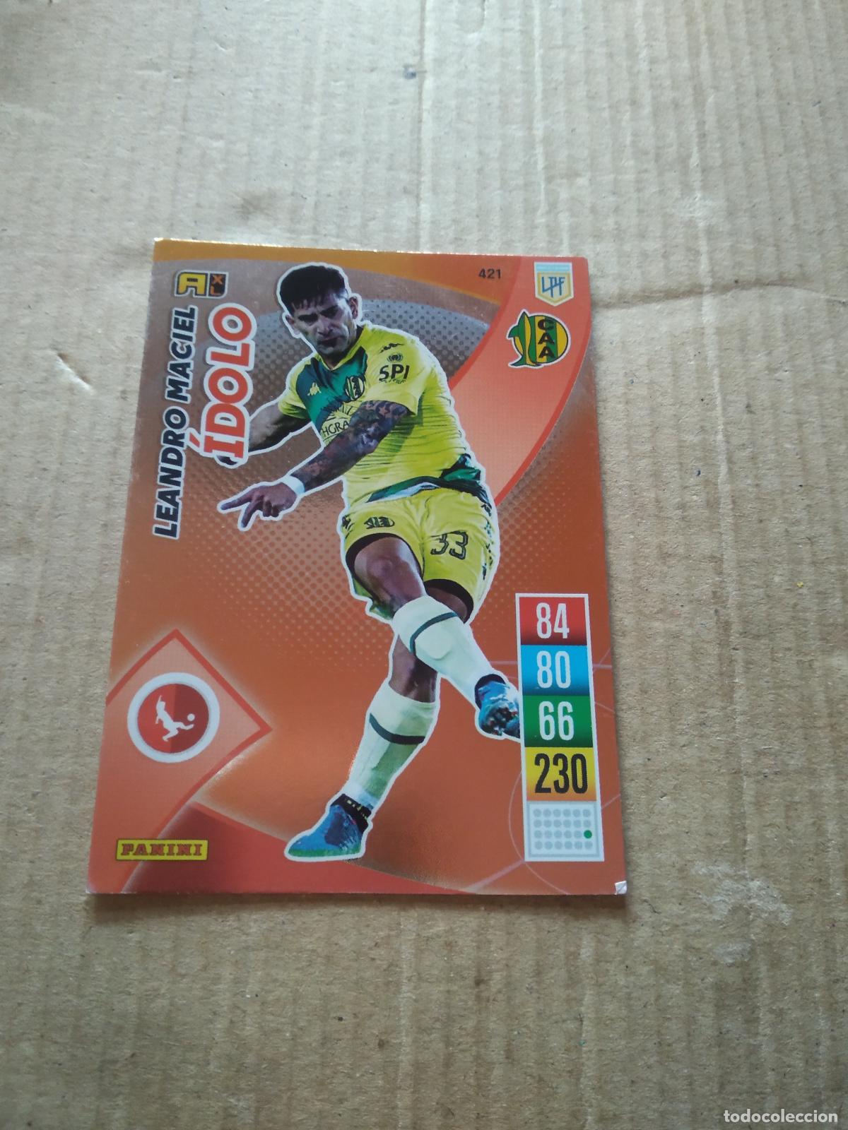 Cartes &agrave; collectionner de Football: 421 LEANDRO MACIEL ALDOSIVI CROMO FUTBOL ARGENTINO 21-22 PANINI LIGA ARGENTINA 2021-2022 ADRENALYN
