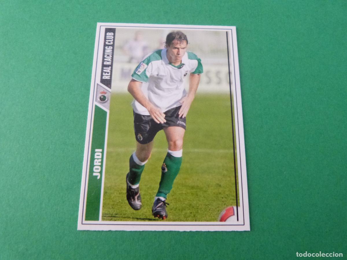 Cartes &agrave; collectionner de Football: TRADING CARD FUTBOL JORDI RACING DE SANTANDER N&ordm; 262 FICHAS LIGA MUNDICROMO 2007-2008/07-08
