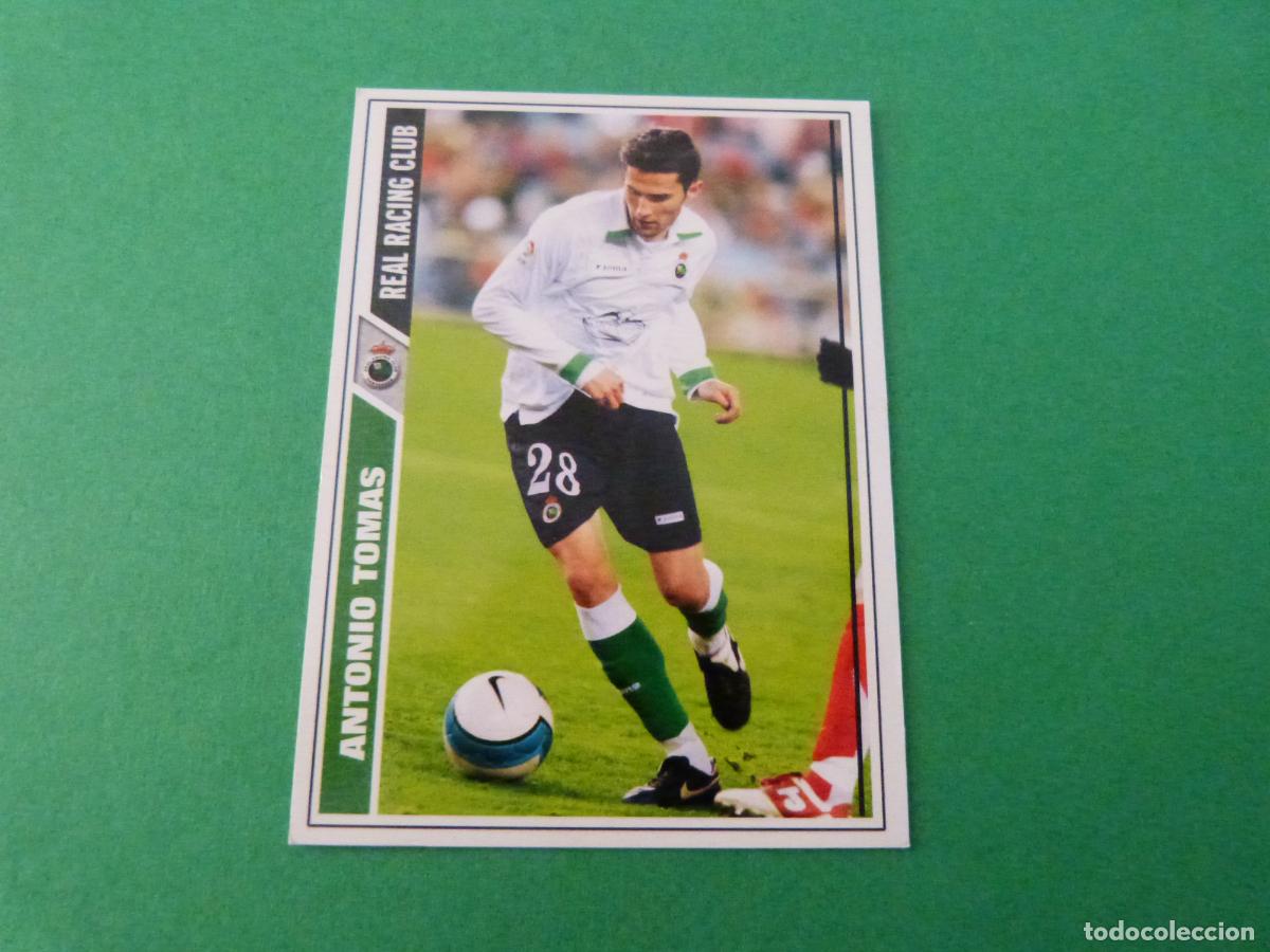 Cartes &agrave; collectionner de Football: TRADING CARD FUTBOL ANTONIO TOMAS RACING DE SANTANDER N&ordm; 258 FICHAS LIGA MUNDICROMO 2007-2008/07-08