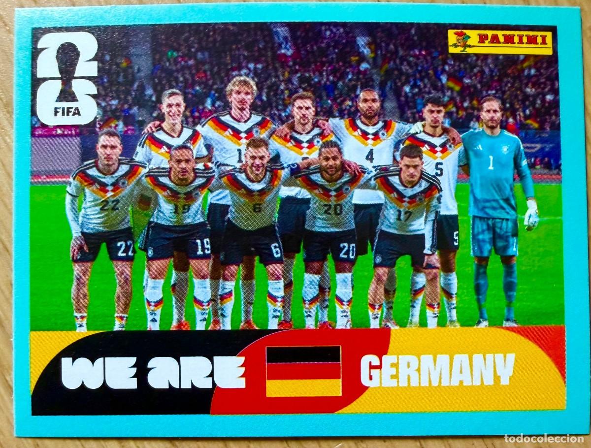 Cromos de F&uacute;tbol: GER13 GER 13 PLANTILLA ALEMANIA MUNDIAL FIFA WORLD CUP 2026 26 STICKER CROMO PANINI SIN PEGAR