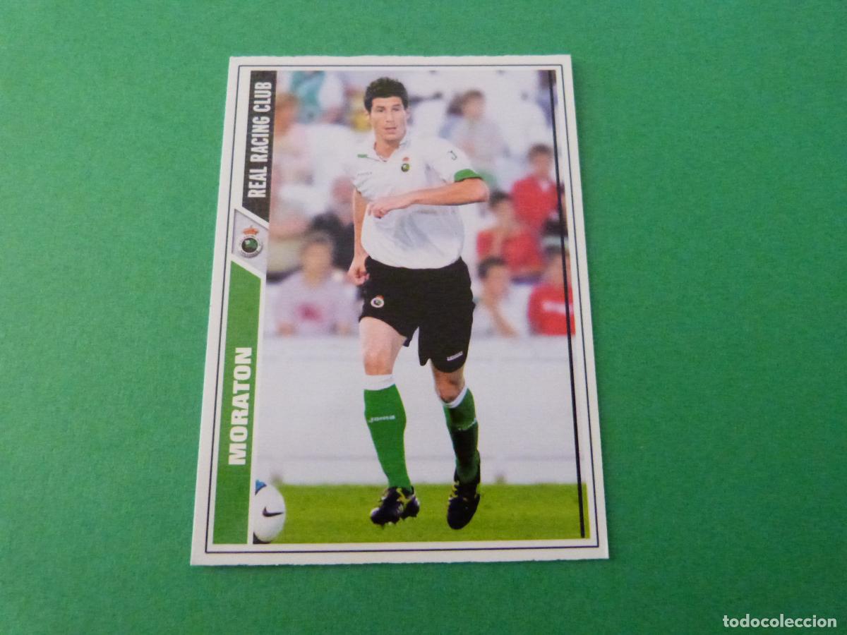Cromos de F&uacute;tbol: TRADING CARD FUTBOL MORATON RACING DE SANTANDER N&ordm; 255 FICHAS LIGA MUNDICROMO 2007-2008/07-08