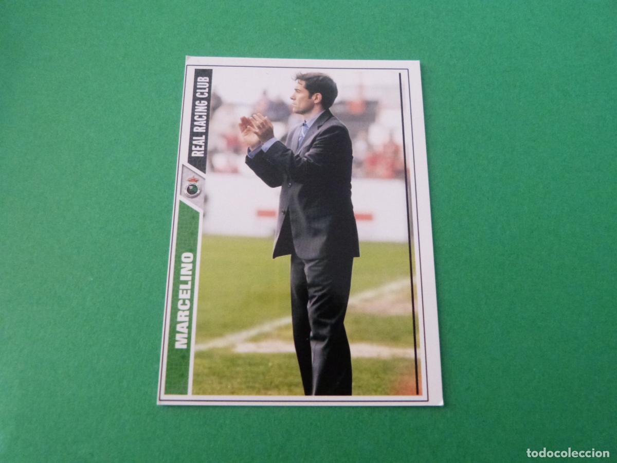 Cromos de F&uacute;tbol: TRADING CARD FUTBOL MARCELINO RACING DE SANTANDER N&ordm; 247 FICHAS LIGA MUNDICROMO 2007-2008/07-08
