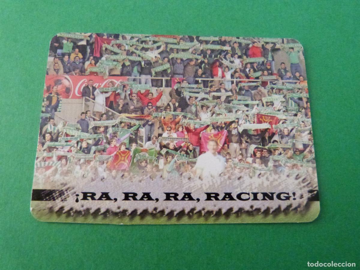 Cromos de F&uacute;tbol: TRADING CARD FUTBOL AFICION HIMNO RACING DE SANTANDER N&ordm; 246 FICHAS LIGA MUNDICROMO 2007-2008/07-08