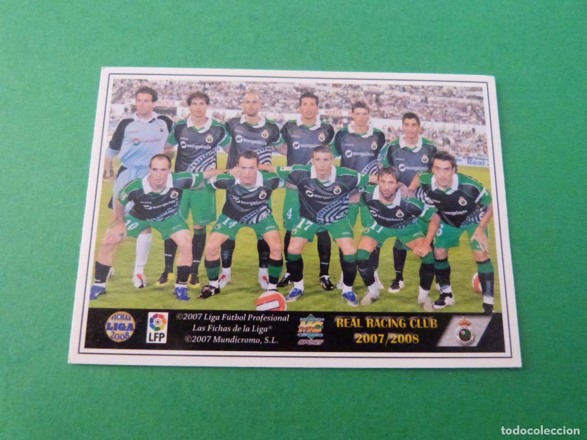 Cromos de F&uacute;tbol: TRADING CARD FUTBOL PLANTILLA INDICE RACING DE SANTANDER 245 FICHAS LIGA MUNDICROMO 2007-2008/07-08