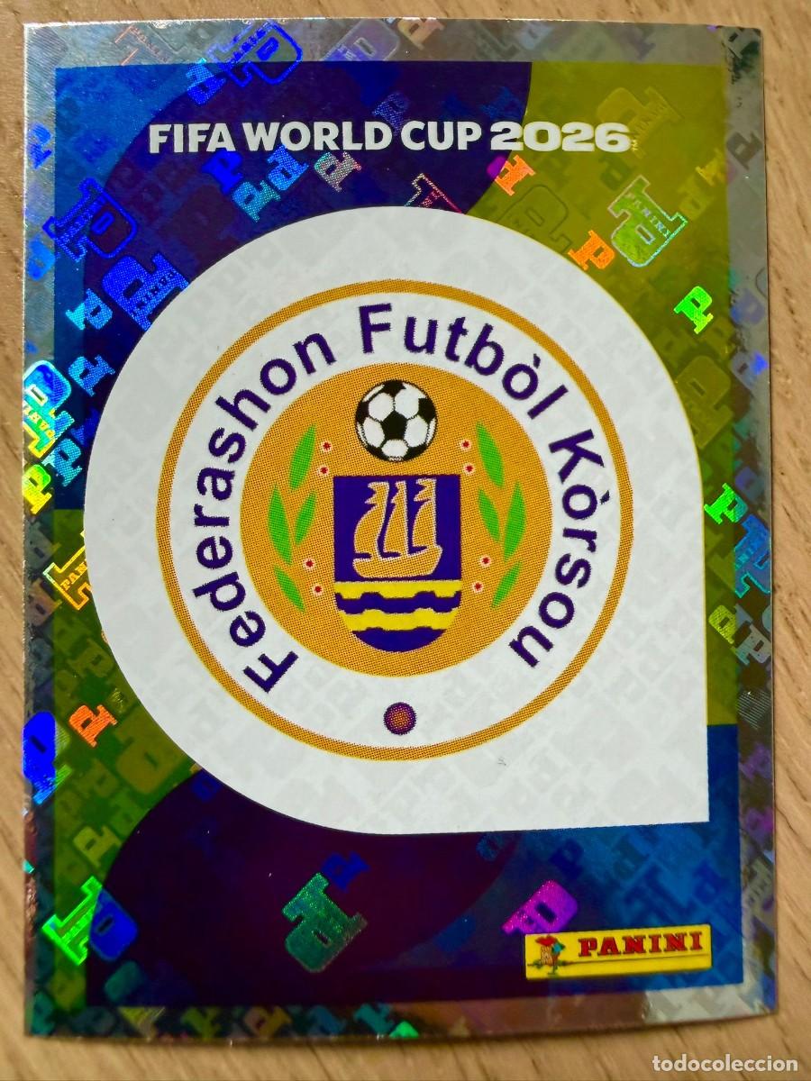 Cromos de F&uacute;tbol: CUW1 CUW 1 ESCUDO CURAZAO CURA&Ccedil;AO MUNDIAL FIFA WORLD CUP 2026 26 STICKER CROMO PANINI SIN PEGAR