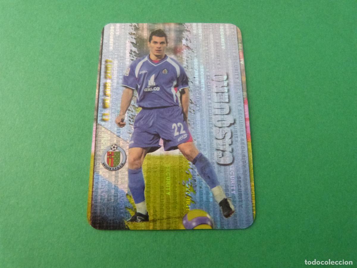Cromos de Futebol: TRADING CARD FUTBOL CASQUERO GETAFE CF BRILLO SECURITY N&ordm; 243 FICHAS LIGA MUNDICROMO 2007-2008/07-08