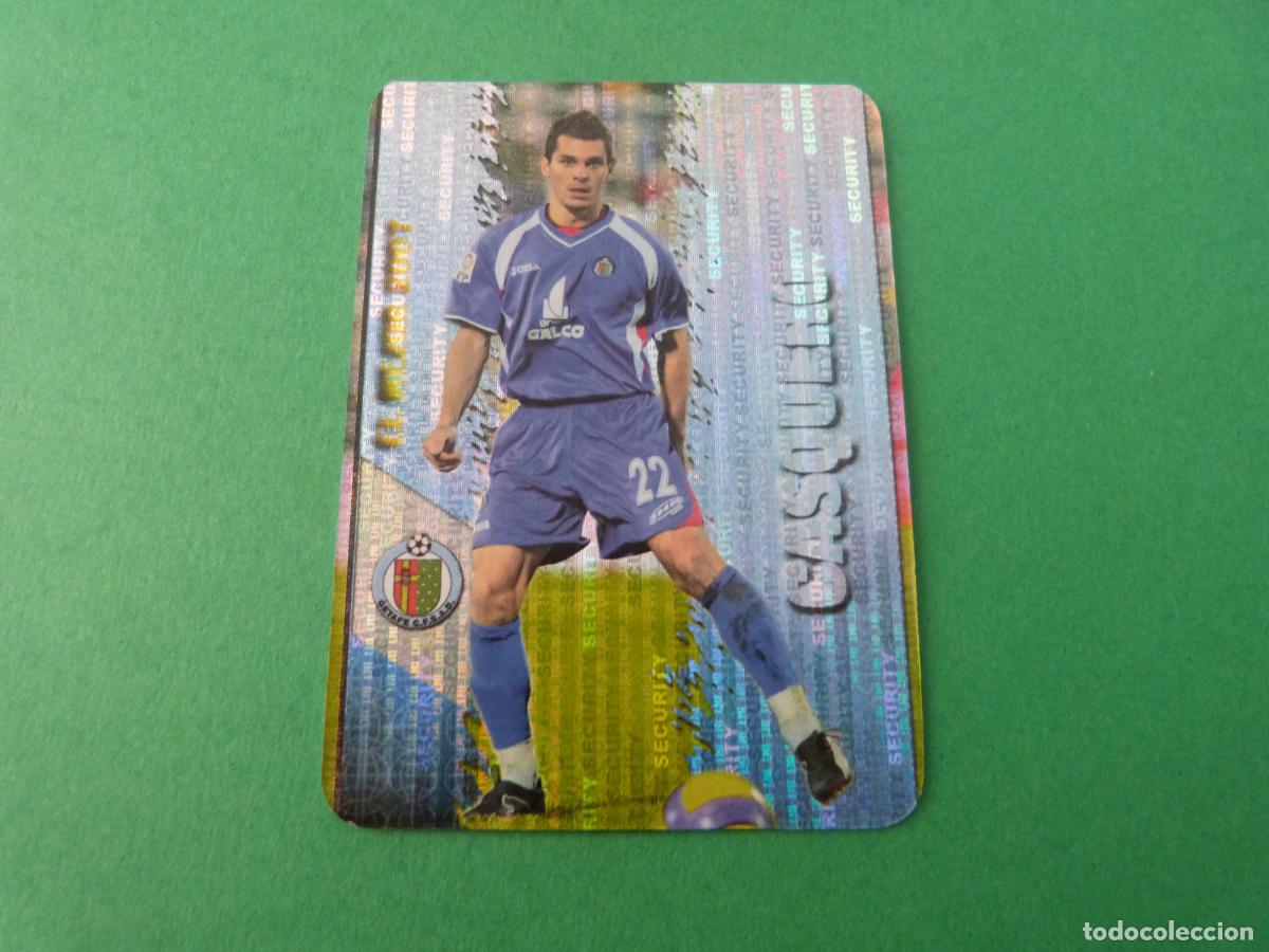 Cromos de Futebol: TRADING CARD FUTBOL CASQUERO GETAFE CF BRILLO SECURITY N&ordm; 243 FICHAS LIGA MUNDICROMO 2007-2008/07-08