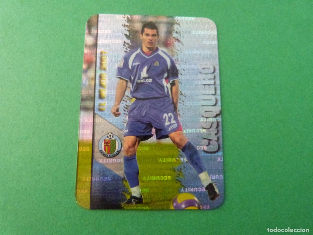Cromos de Futebol: TRADING CARD FUTBOL CASQUERO GETAFE CF BRILLO SECURITY N&ordm; 243 FICHAS LIGA MUNDICROMO 2007-2008/07-08