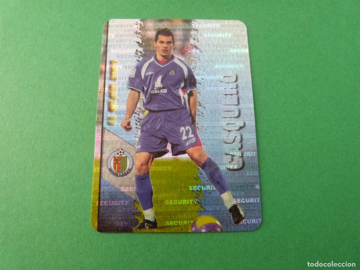 Cromos de Futebol: TRADING CARD FUTBOL CASQUERO GETAFE CF BRILLO SECURITY N&ordm; 243 FICHAS LIGA MUNDICROMO 2007-2008/07-08