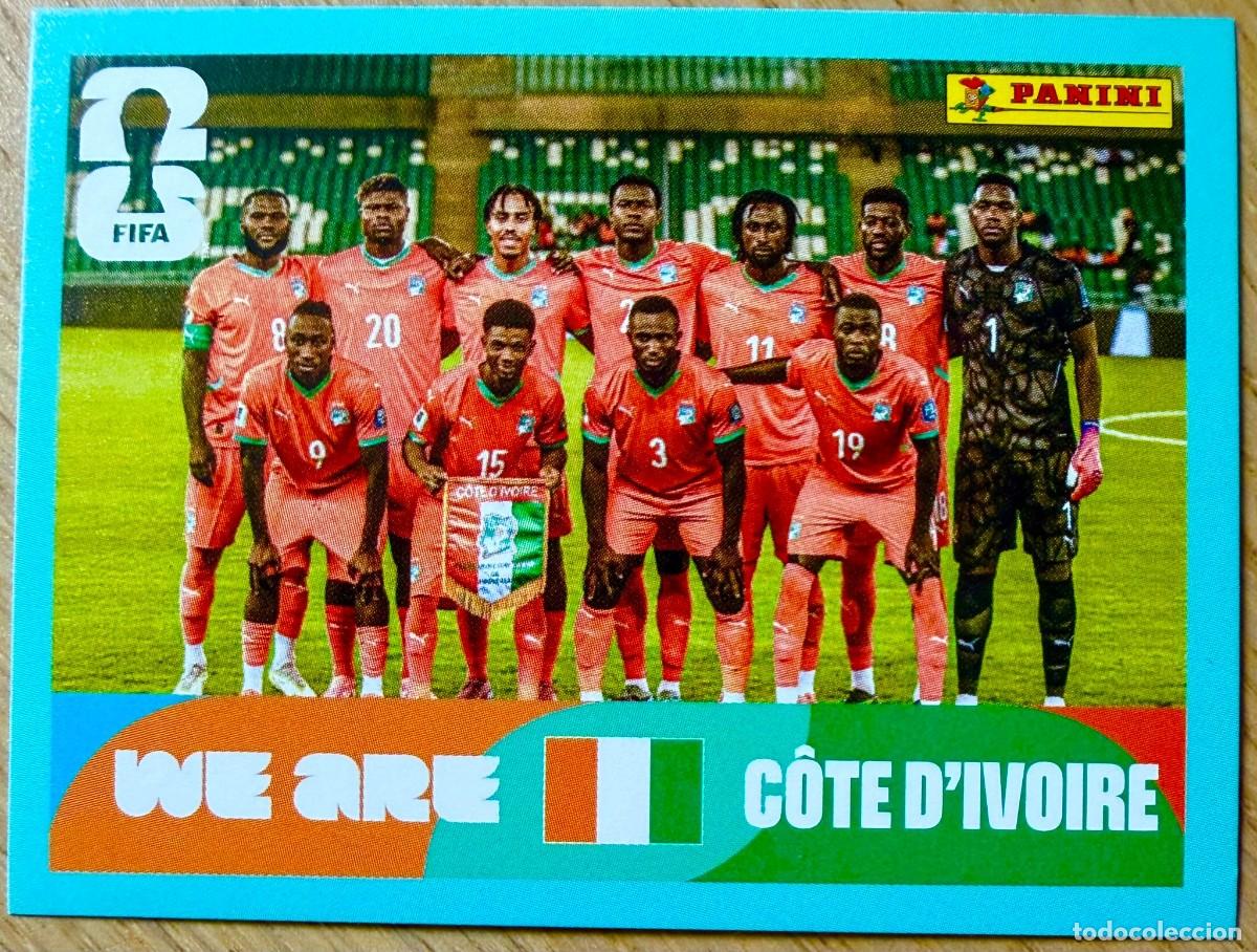 Cromos de Futebol: CIV13 CIV 13 PLANTILLA COSTA MARFIL MUNDIAL FIFA WORLD CUP 2026 26 STICKER CROMO PANINI SIN PEGAR