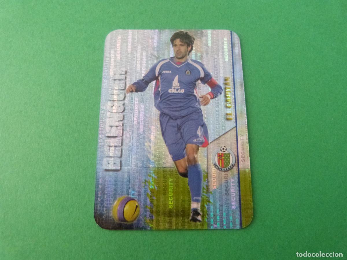 Cromos de Futebol: TRADING CARD FUTBOL BELENGUER GETAFE CF BRILLO SECURITY N 241 FICHAS LIGA MUNDICROMO 2007-2008/07-08