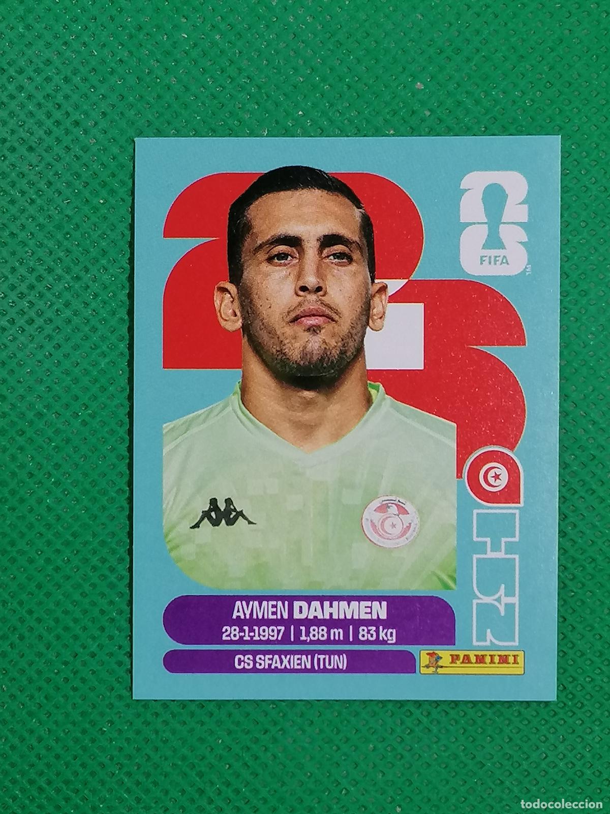 Cromos de F&uacute;tbol: TUN 3 TUN3 AYMEN DAHMEN TUNEZ ⚽ PANINI FIFA MUNDIAL WORLD CUP 26 2026 STICKER ⚽