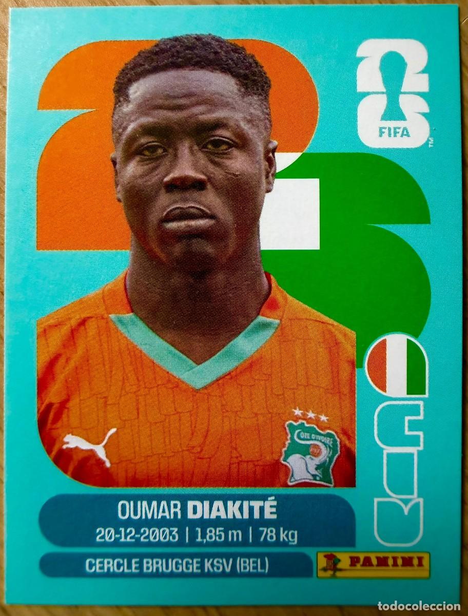 Cromos de F&uacute;tbol: CIV20 CIV 20 DIAKATE COSTA MARFIL MUNDIAL FIFA WORLD CUP 2026 26 STICKER CROMO PANINI SIN PEGAR