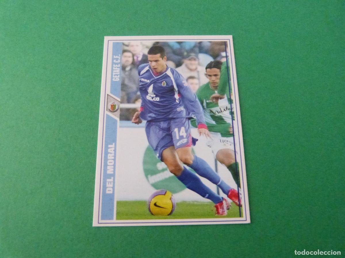 Cromos de F&uacute;tbol: TRADING CARD FUTBOL DEL MORAL GETAFE C.F. N&ordm; 240 FICHAS LIGA MUNDICROMO 2007-2008/07-08