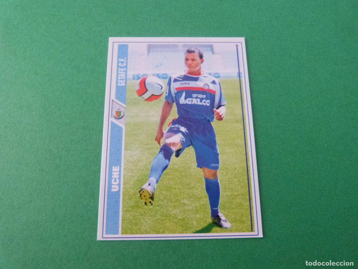 Cromos de F&uacute;tbol: TRADING CARD FUTBOL UCHE GETAFE C.F. N&ordm; 239 FICHAS LIGA MUNDICROMO 2007-2008/07-08