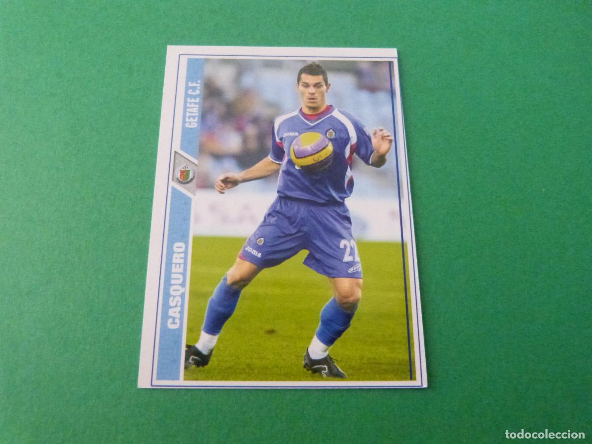 Cromos de F&uacute;tbol: TRADING CARD FUTBOL CASQUERO GETAFE C.F. N&ordm; 230 FICHAS LIGA MUNDICROMO 2007-2008/07-08