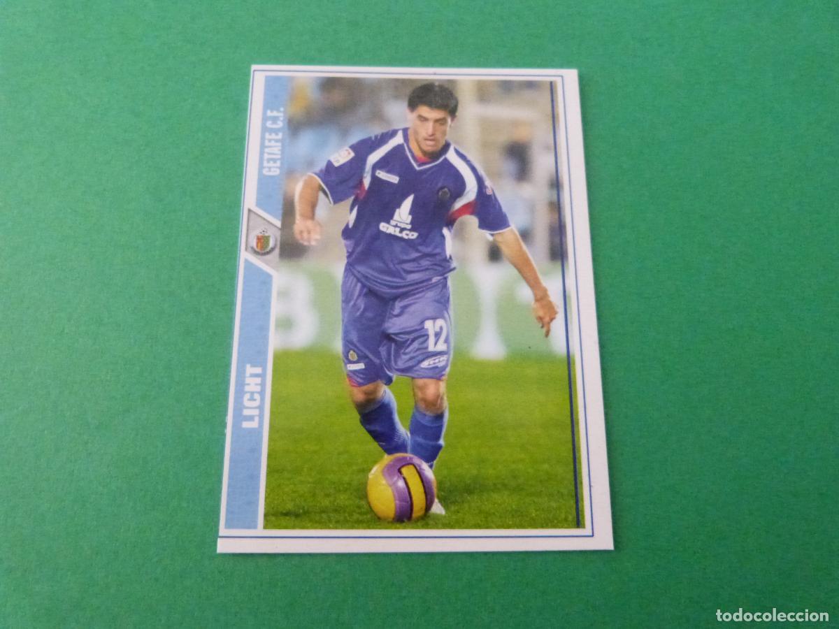 Cromos de F&uacute;tbol: TRADING CARD FUTBOL LICHT GETAFE C.F. N&ordm; 226 FICHAS LIGA MUNDICROMO 2007-2008/07-08