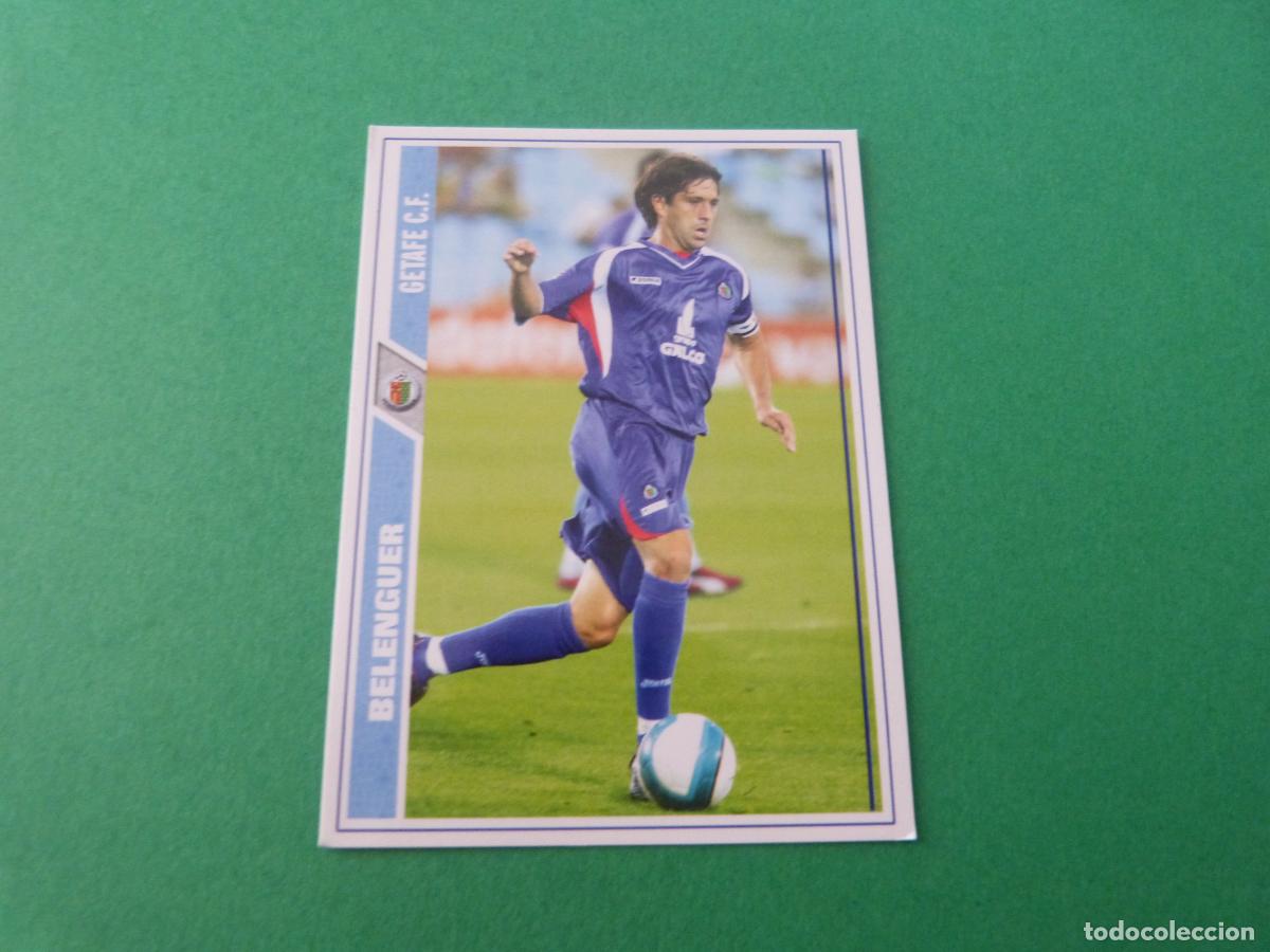 Cromos de F&uacute;tbol: TRADING CARD FUTBOL BELENGUER GETAFE C.F. N&ordm; 225 FICHAS LIGA MUNDICROMO 2007-2008/07-08