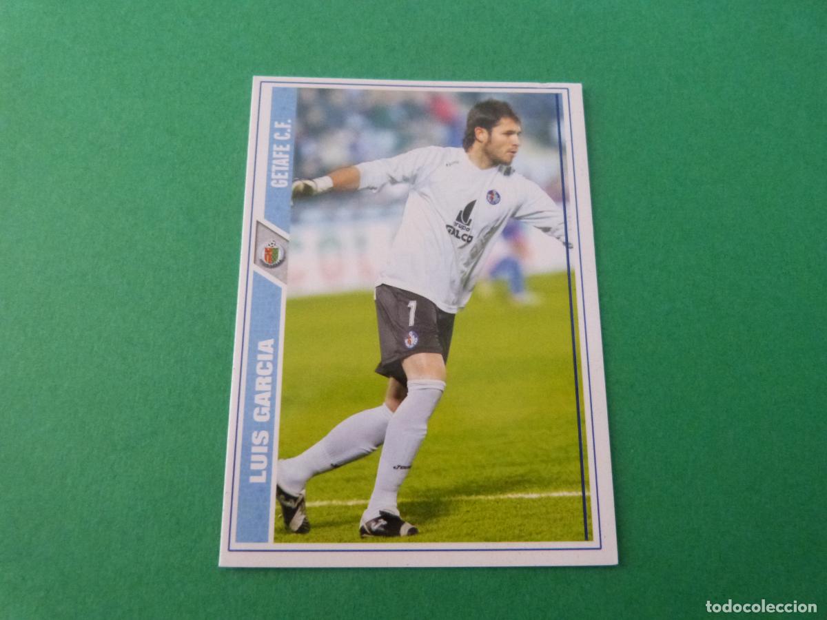 Cromos de F&uacute;tbol: TRADING CARD FUTBOL LUIS GARCIA GETAFE C.F. BAJA N&ordm; 222 FICHAS LIGA MUNDICROMO 2007-2008/07-08