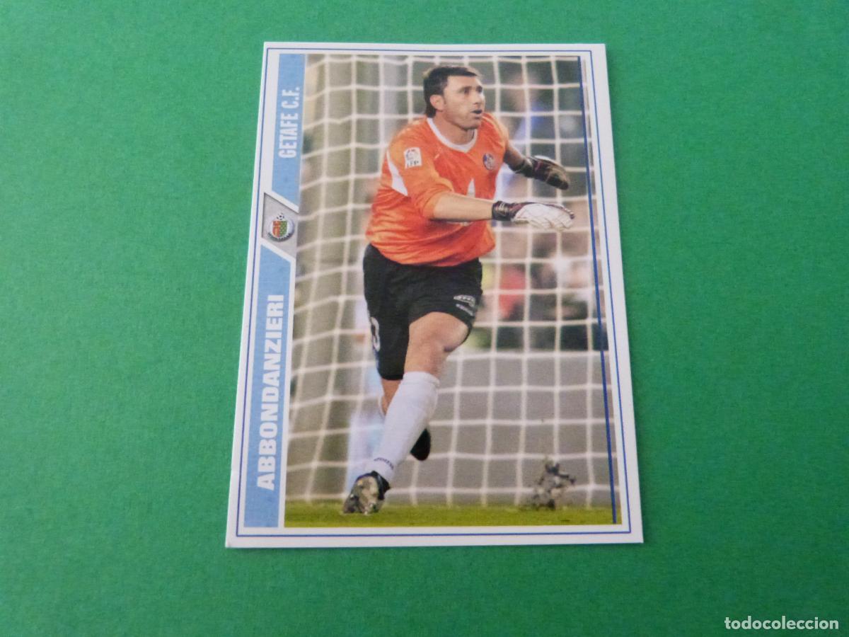 Cromos de F&uacute;tbol: TRADING CARD FUTBOL ABBONDANZIERI GETAFE C.F. N&ordm; 221 FICHAS LIGA MUNDICROMO 2007-2008/07-08