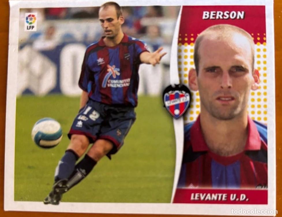 Cromos de f&uacute;tbol: EDICIONES ESTE 2006-2007 06 07 BERSON (LEVANTE) COLOCA VENTANILLA LEER - Foto 1