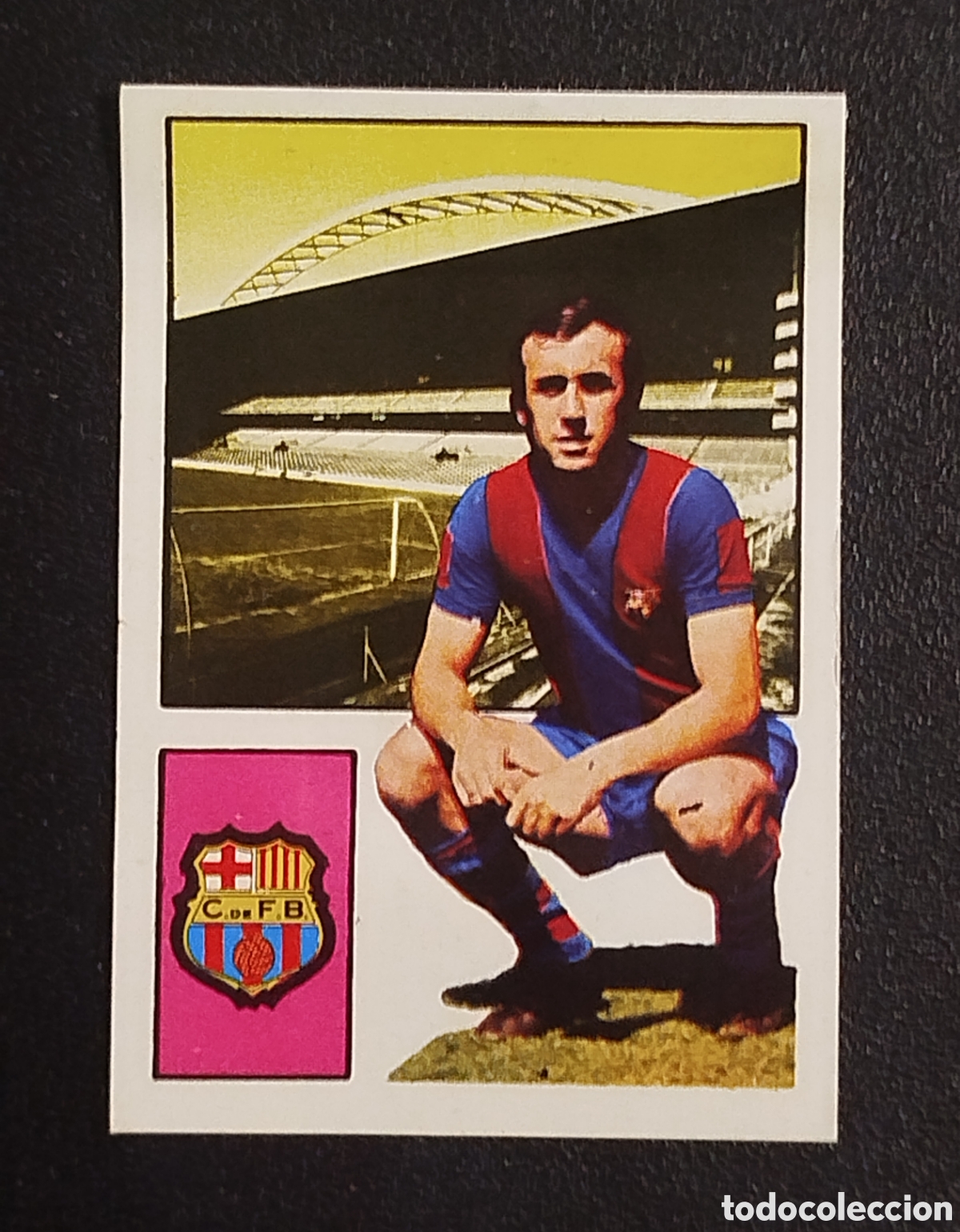 Cromos de F&uacute;tbol: JUAN CARLOS 1974 1975 FHER DISGRA FC BARCELONA C.F. CROMO FUTBOL CAMPEONATO LIGA 74 75 DESPEGADO