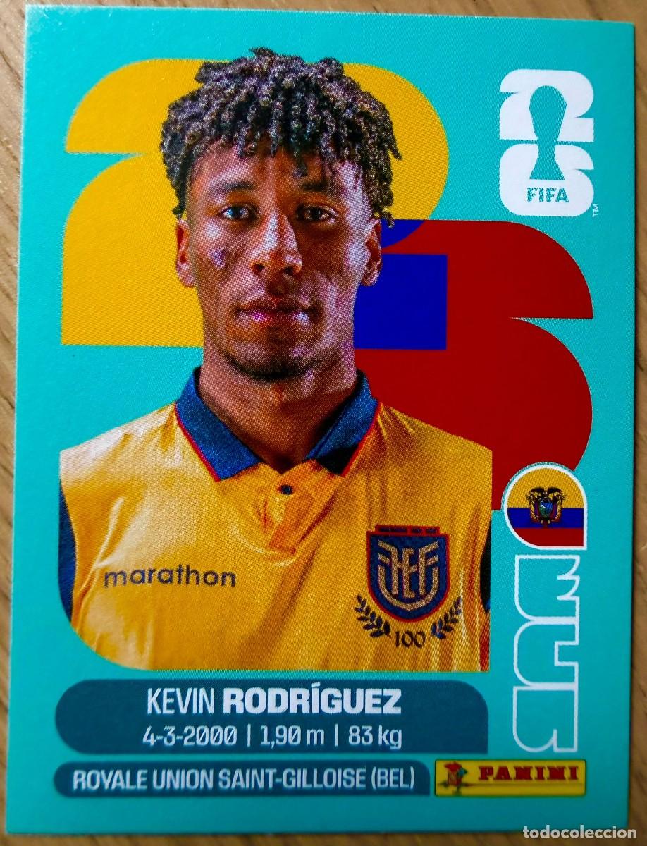 Cromos de F&uacute;tbol: ECU19 ECU 19 KEVIN RODRIGUEZ ECUADOR MUNDIAL FIFA WORLD CUP 2026 26 STICKER CROMO PANINI SIN PEGAR