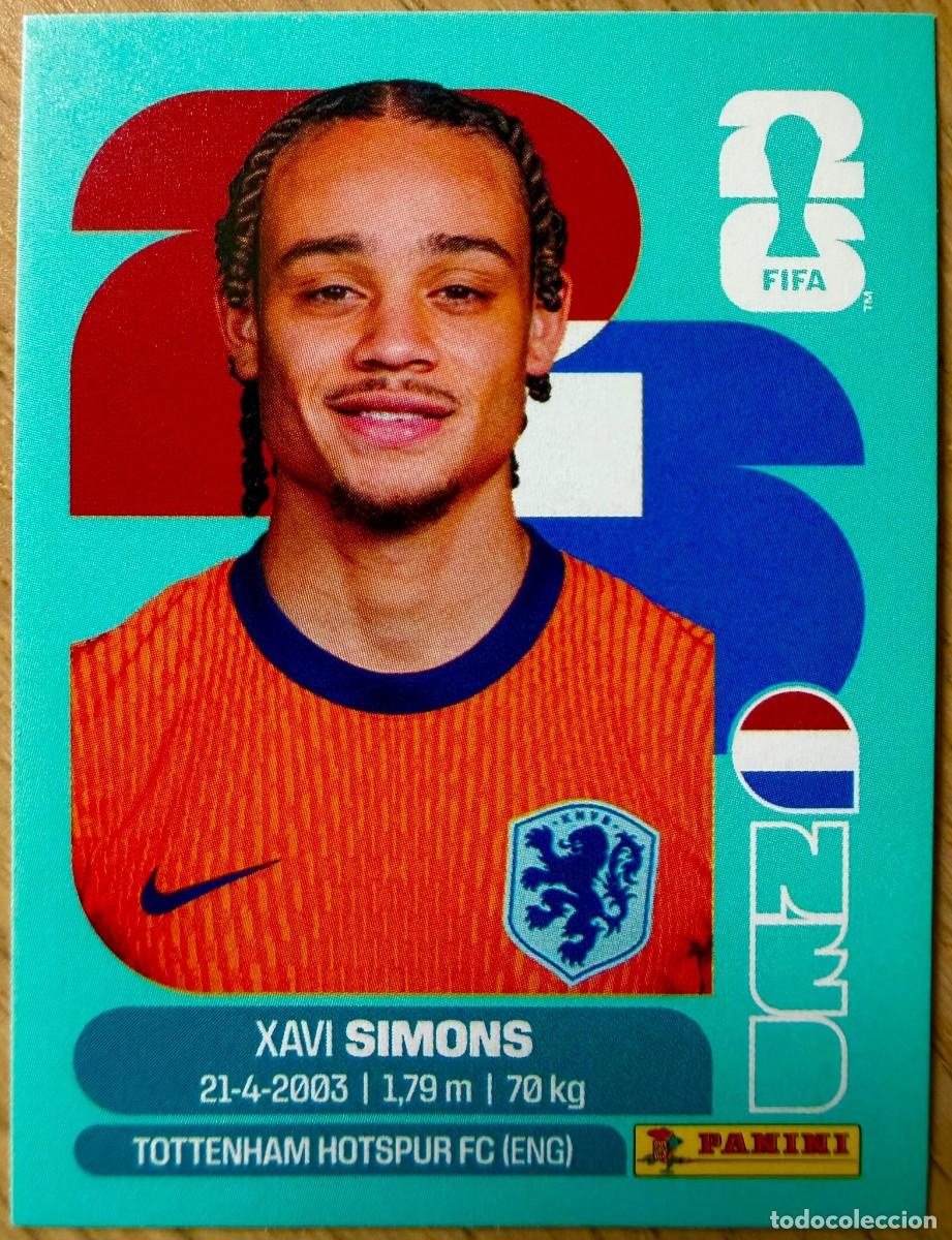 Cromos de F&uacute;tbol: NED15 NED 15 SIMONS HOLANDA PAISES BAJOS MUNDIAL FIFA WORLD CUP 2026 26 STICKER PANINI SIN PEGAR