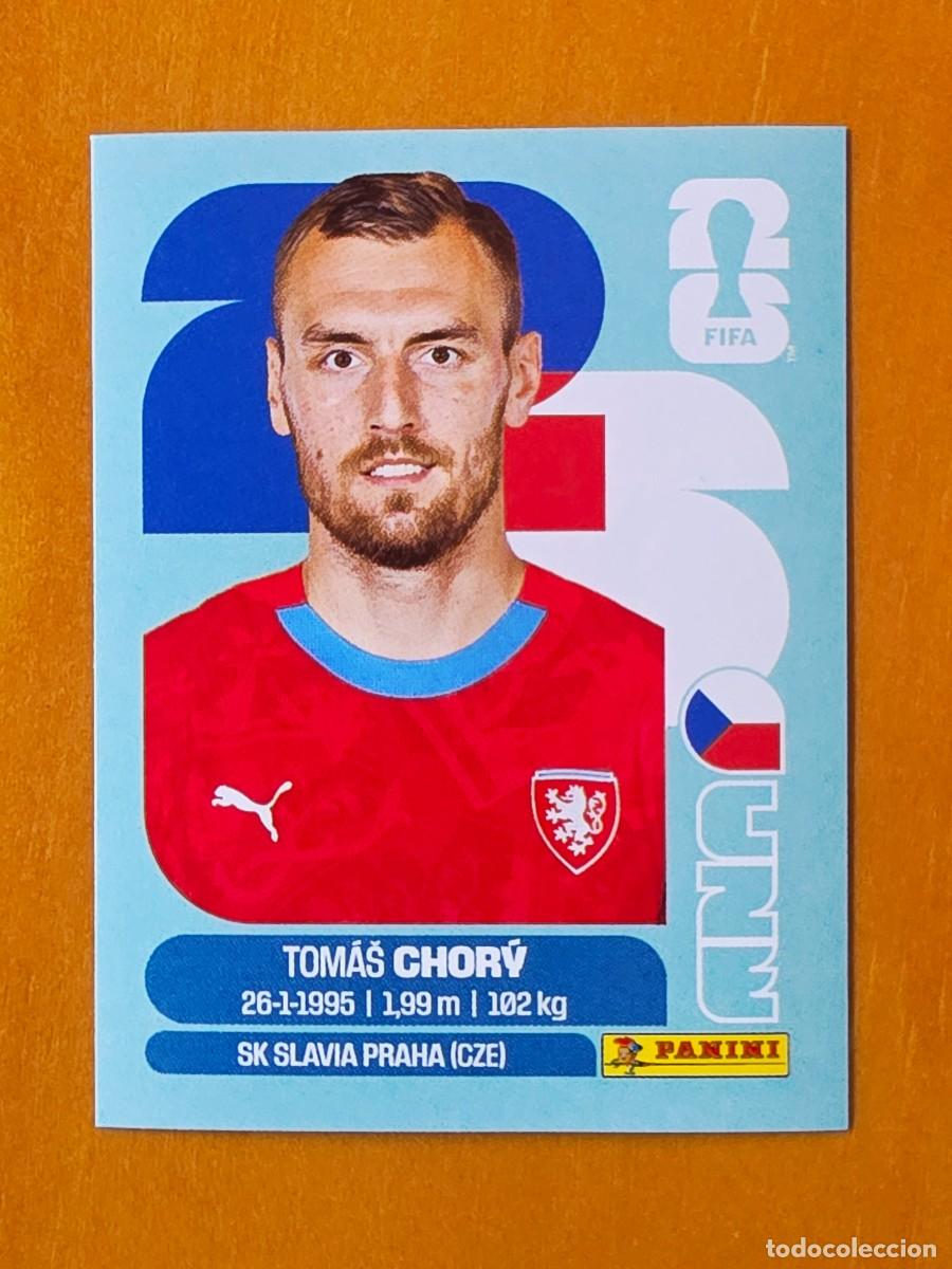 Cartes &agrave; collectionner de Football: CZE 17 Tom&aacute;&scaron; Chor&yacute;, Rep&uacute;blica Checa, Chequia, Panini FIFA World Cup Mundial 2026 Sticker