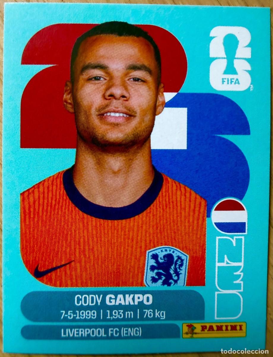 Cartes &agrave; collectionner de Football: NED20 NED 20 GAKPO HOLANDA PAISES BAJOS MUNDIAL FIFA WORLD CUP 2026 26 STICKER PANINI SIN PEGAR