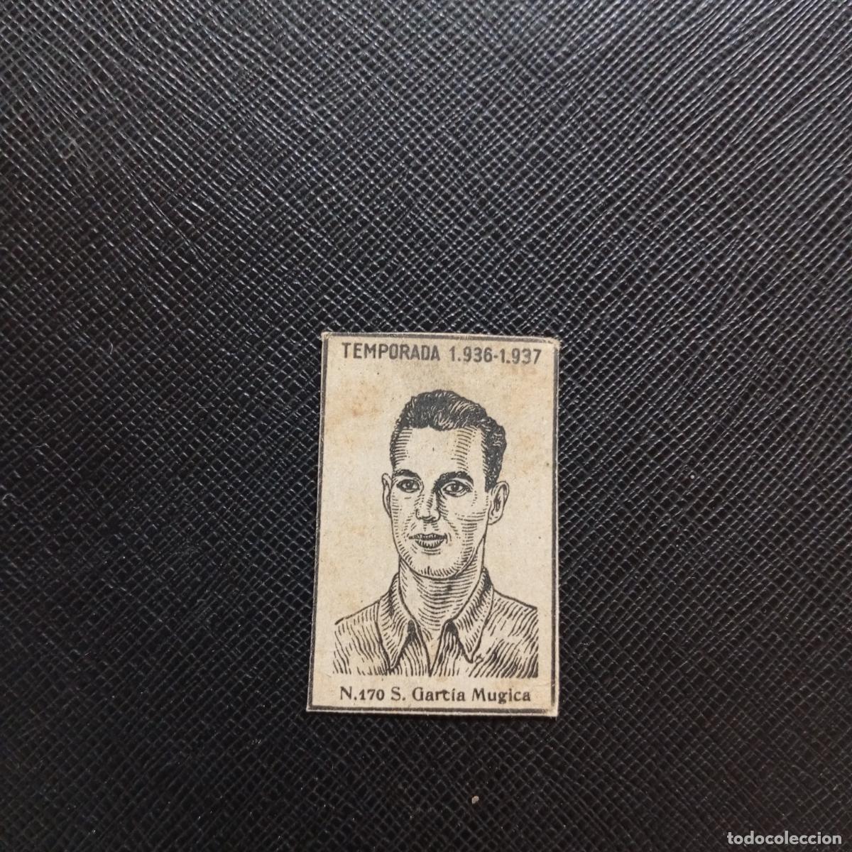 Cromos de F&uacute;tbol: 170 GARCIA MUGICA LEVANTE CERILLAS Y FOSFOROS 1936 1937 LIGA 36 37 FUTBOL CROMO - A184 PG52