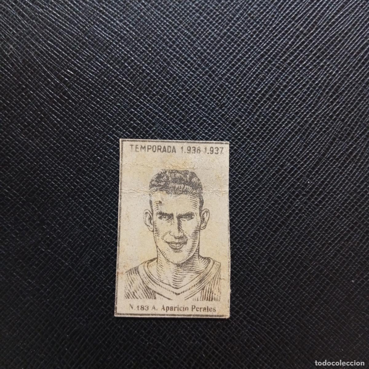 Cromos de F&uacute;tbol: 183 APARICIO PERALES LEVANTE CERILLAS Y FOSFOROS 1936 1937 LIGA 36 37 FUTBOL CROMO - A184 PG53