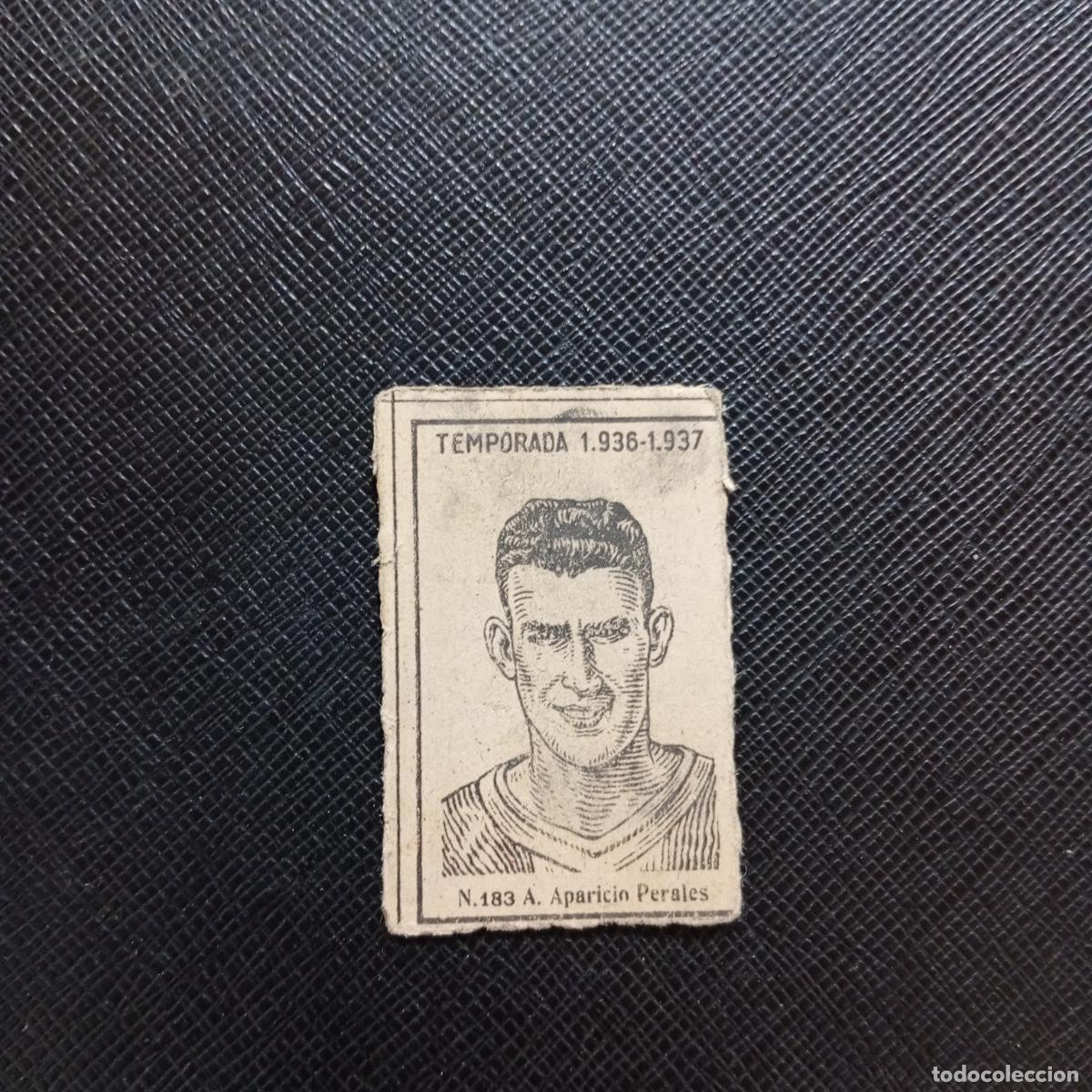 Cromos de F&uacute;tbol: 183 APARICIO PERALES LEVANTE CERILLAS Y FOSFOROS 1936 1937 LIGA 36 37 FUTBOL CROMO - A184 PG53 B